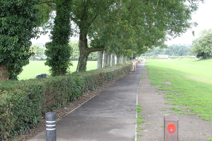 Public footpath - River Usk